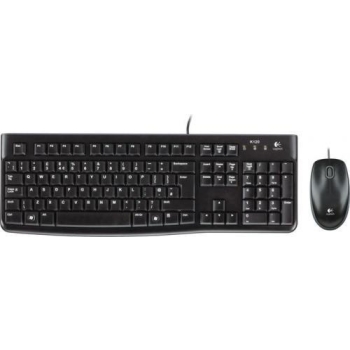 Zestaw przewodowy klawiatura + mysz Logitech Desktop MK120 USB czarny