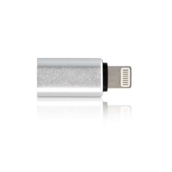 Adapter / przejściówka Lightning do USB-C (silver)