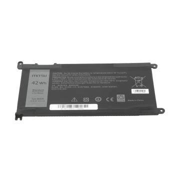 Bateria Mitsu do Dell Vostro 14 (5468), Inspiron 15 (5568) - 3600mAh