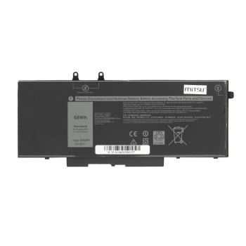 Bateria Mitsu do Dell Latitude 14 (5410), 15 (5510)