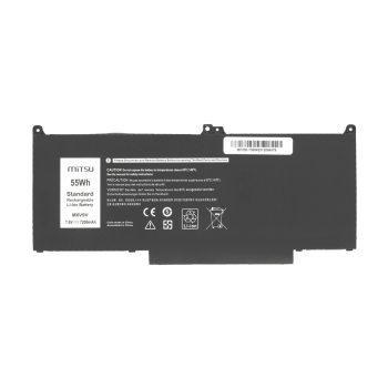 Bateria Mitsu do Dell Latitude 5300, 5310, 7300