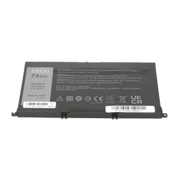 Bateria Mitsu do Dell Inspiron 15 (7557), 15 (7559) - 6600mAh