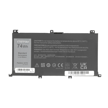 Bateria Mitsu do Dell Inspiron 15 (7557), 15 (7559) - 6600mAh