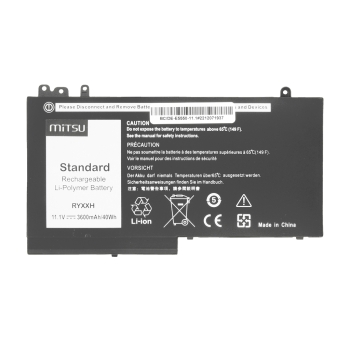 Bateria Mitsu do Dell Latitude E5450, E5550 - 11.1V