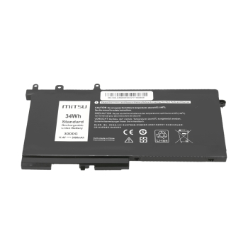 Bateria Mitsu do Dell Latitude E5280, E5480, E5580