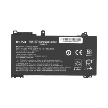 Bateria Mitsu do HP 430 G6, 450 G6