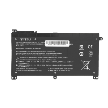 Bateria Mitsu do HP Pavilion X360 13-U101NW, 13T-U100, 13-U117NA