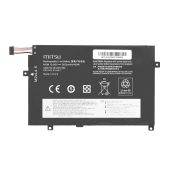 Bateria Mitsu do Lenovo ThinkPad E470, E475