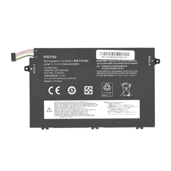 Bateria Mitsu do Lenovo ThinkPad E480, E580