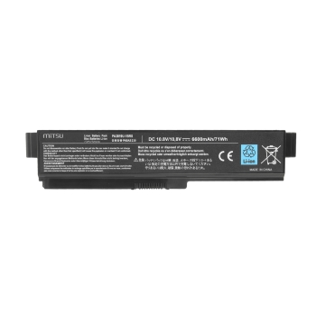 Bateria Mitsu do Toshiba L700, L730, L750 (6600mAh)