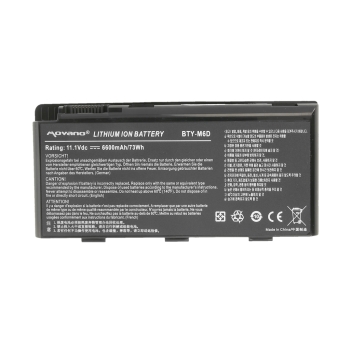 Bateria Movano do MSI GT660, GT780, GX780