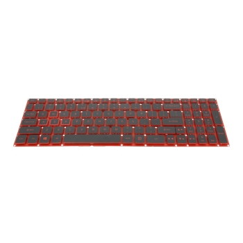 Klawiatura laptopa do Acer Nitro 5 AN515 - taśma 28pin czerwona (numeryczna, podświetlana)