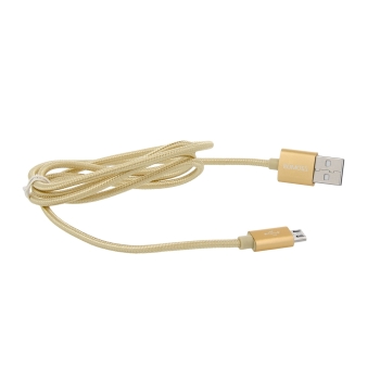 Kabel ROMOSS micro USB (ładowanie, komunikacja) - gold / złoty