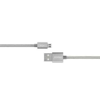 Kabel ROMOSS micro USB (ładowanie, komunikacja) - gray / szary