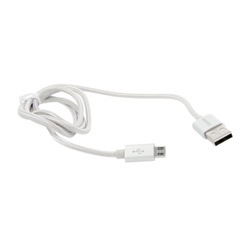 Kabel ROMOSS micro USB (ładowanie, komunikacja) - silver / srebrny