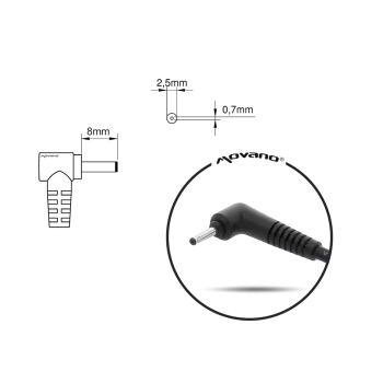 Zasilacz Movano 19v 2.1a (2.5x0.7) 40W do Asus